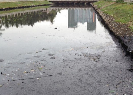 海口黑臭水體白沙河治理前