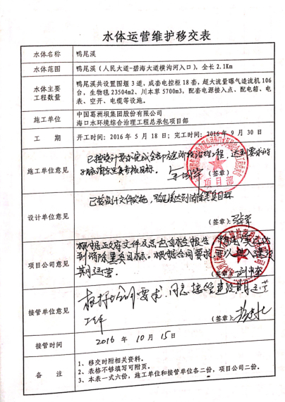 海口鴨尾溪黑臭水體生態(tài)修復工程-佳業(yè)佳境工程案例